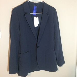 Kit and Ace Relaxed Stretch Blazer Navy Women's 6R